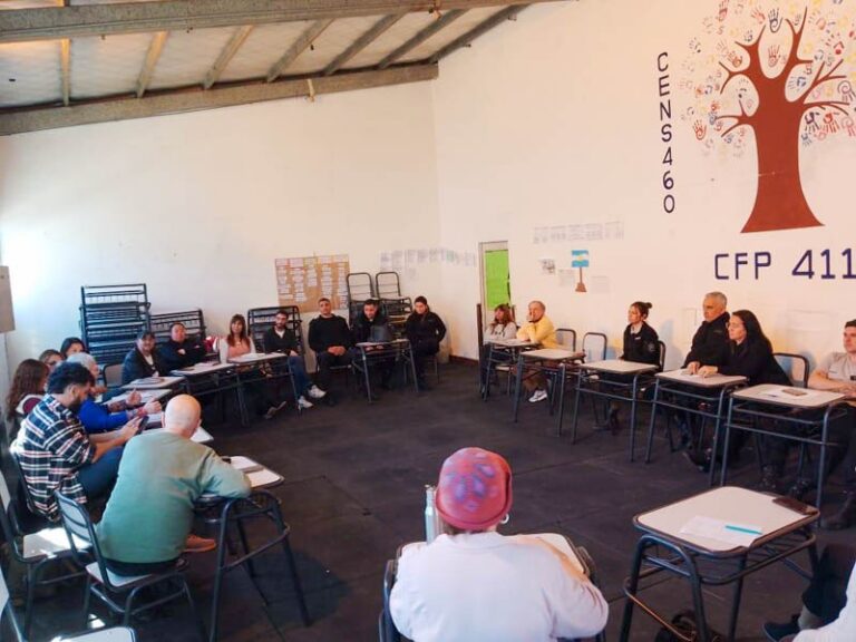 Se realizó la segunda mesa educativa intersectorial en el Complejo Penitenciario San Martín