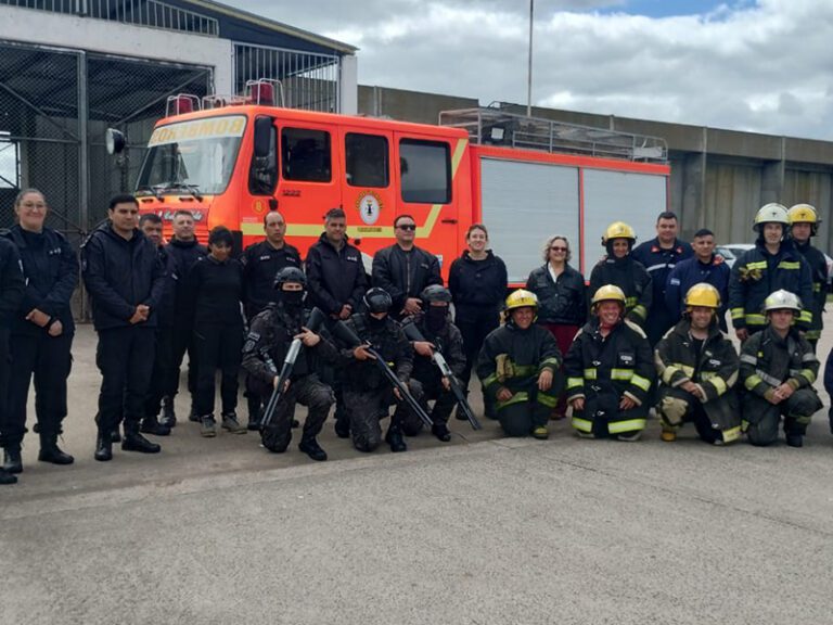 Urdampilleta: se realizó en la cárcel el segundo simulacro anual de incendio