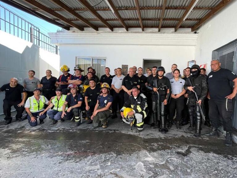 Se realizó el segundo simulacro integral de evacuación en la Unidad 53