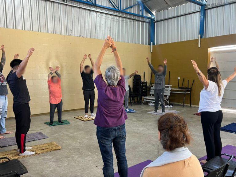 Finalizó el Taller de yoga para los privados de la libertad de la Unidad 58