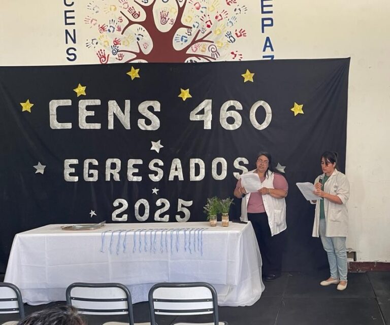 Acto de colación del nivel secundario en el Complejo Penitenciario San Martín