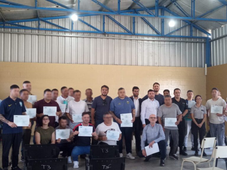 Privados de la libertad de la Unidad 58 finalizaron cursos de capacitación laboral