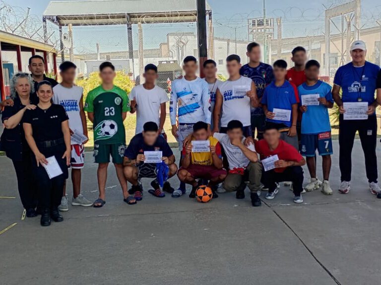 Cierre de proyecto deportivo tratamental en la Unidad 54 Florencio Varela