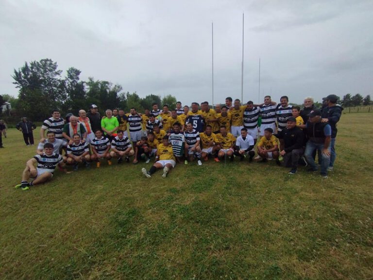 Encuentro deportivo de rugby entre el equipo de la Unidad 48 y el CASI