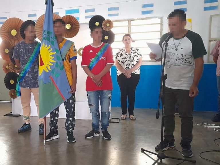 Se realizó el acto de colación de los alumnos del 3er año del CENS N°452  en la Unidad 36