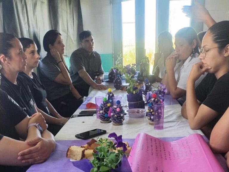 Taller de reflexión por el 25N en la Alcaidía Penitenciaria Batán