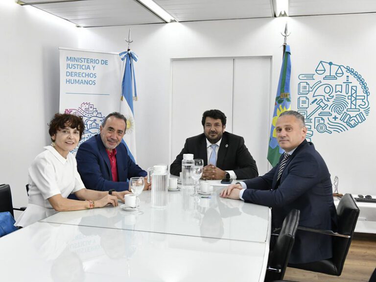 El ministro Mena recibió a funcionarios españoles que conocieron el sistema penitenciario bonaerense