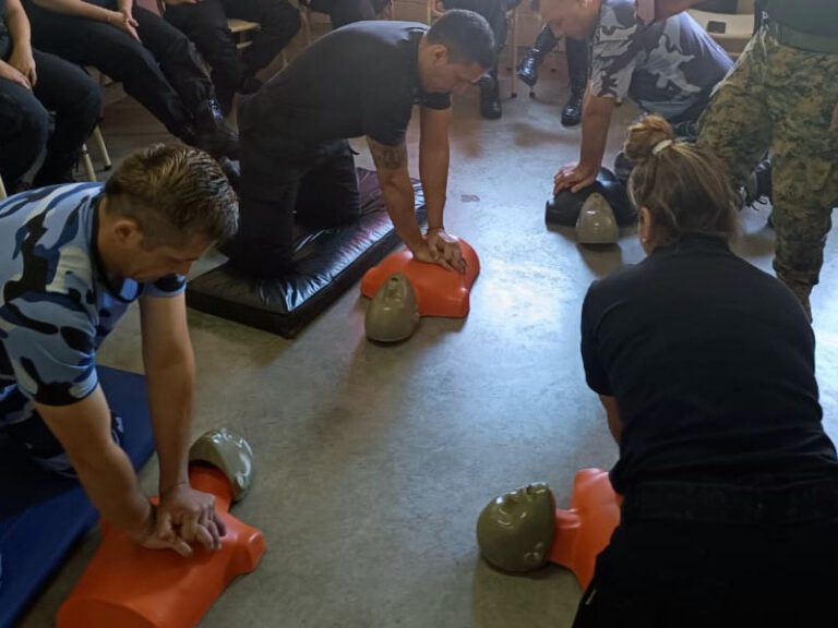 Curso de RCP para personal del Complejo Campana