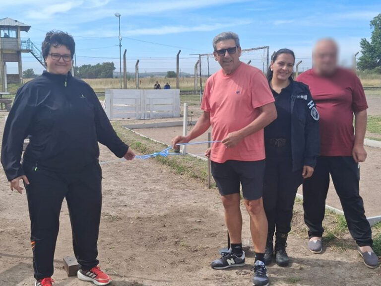 Inauguraron un espacio recreativo destinado a adultos mayores en la Unidad 27