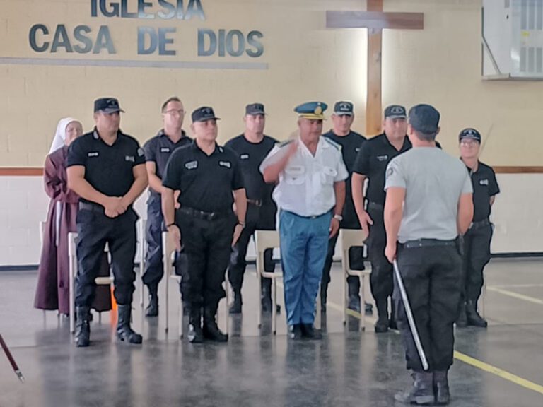 Ceremonia de entrega de reconocimientos en el Complejo Penitenciario Sur
