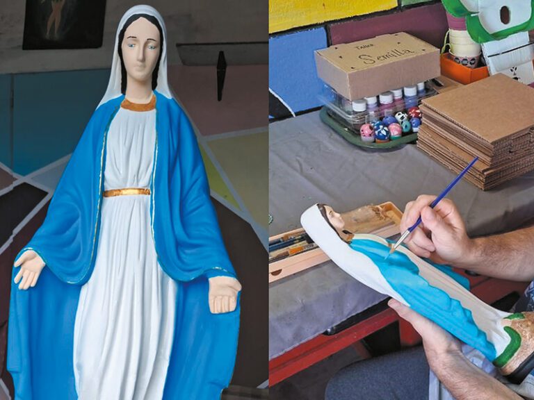 Restauración y entronización de la Virgen de la Medalla Milagrosa en la Unidad 38