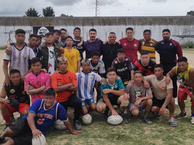 Se realizó una clínica de rugby en la Unidad 42 Florencio Varela