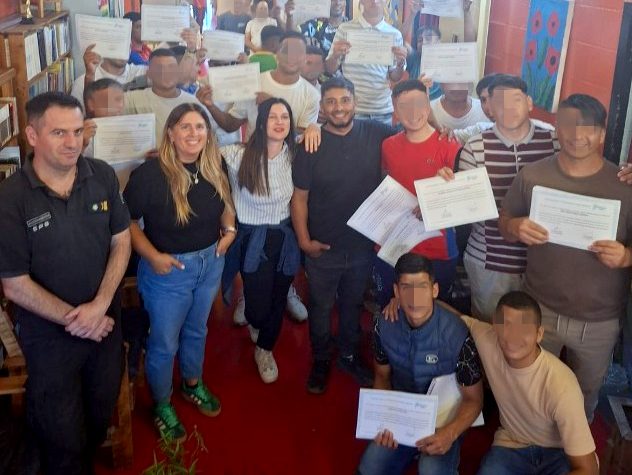 Privados de la libertad de la Unidad 39 finalizaron cursos de capacitación laboral