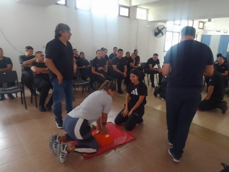 Personal de la Escuela de Cadetes se capacitó para actuar ante emergencias