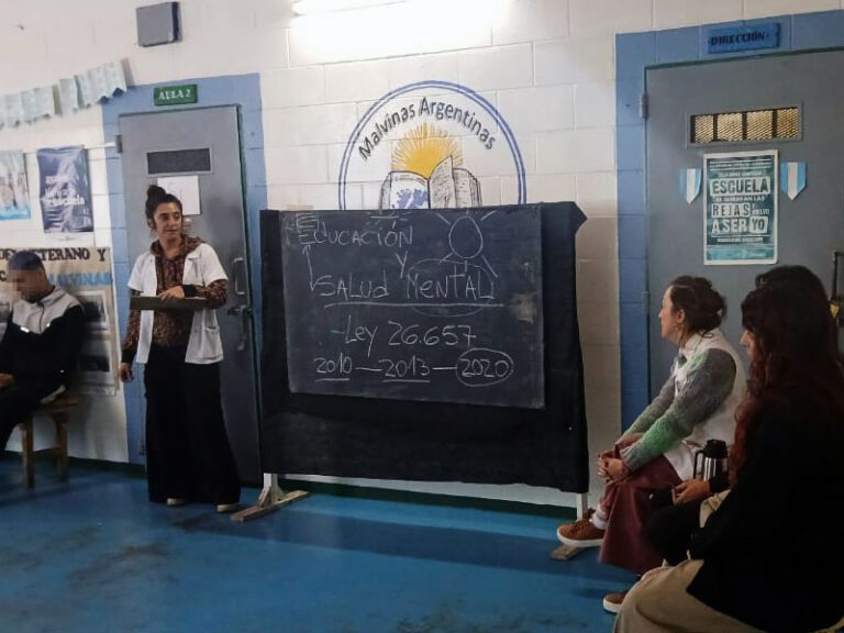 Escuela y Salud Mental en contexto de Encierro se debatieron el la Alcaidía de Junín