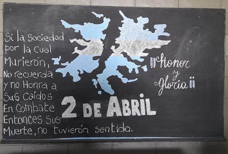 En un Pabellón de la Unidad 28 de Magdalena se llevó adelante una jornada en conmemoración al 2 de Abril