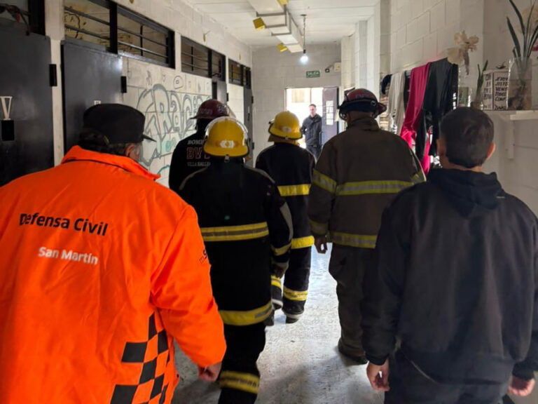 Se realizó el Primer Simulacro Anual de Emergencia en la Alcaidía de San Martín