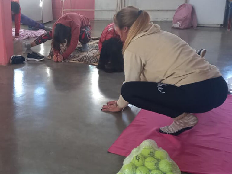 Clases de Streching para personas privadas de libertad