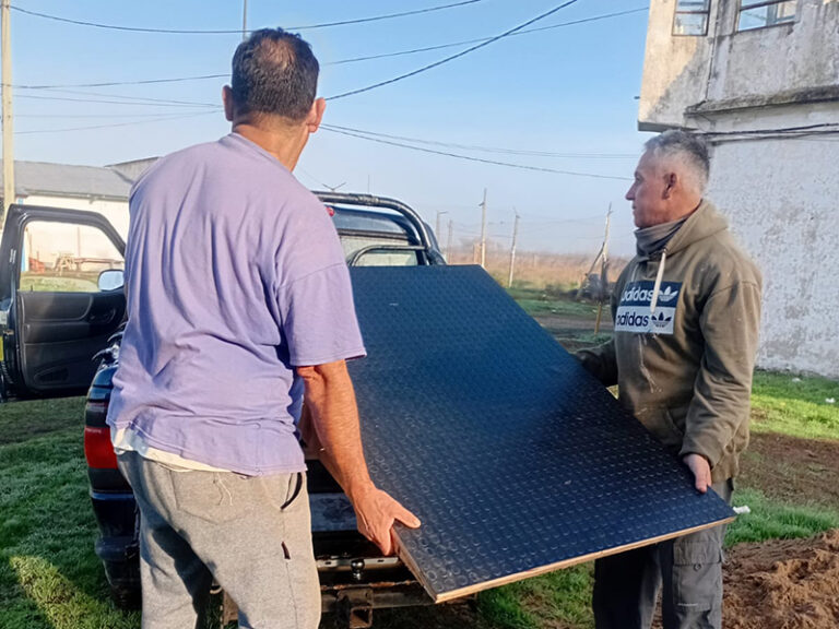 En una cárcel de Azul fabricaron rampas móviles para la comunidad local