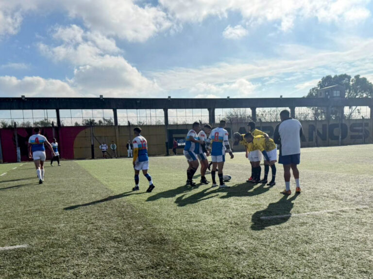Encuentro de rugby entre los equipos de las Unidades 48 y 39