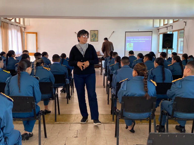 Cierre de los talleres presenciales de la Ley Micaela en la Escuela de Cadetes