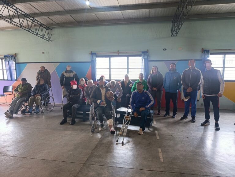 La Unidad 26 de Olmos comenzó un proyecto de básquet en silla de ruedas para personas con discapacidad