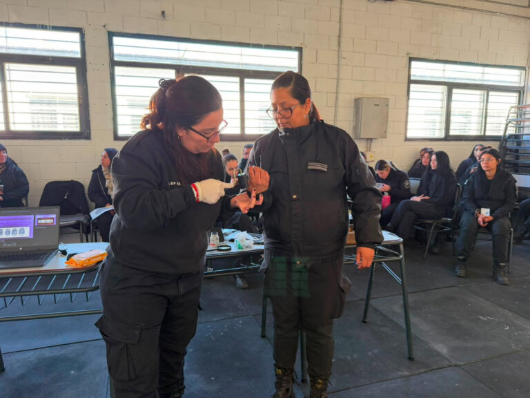 Capacitación sobre identificación humana en las Unidades 46 y 47 de San Martín