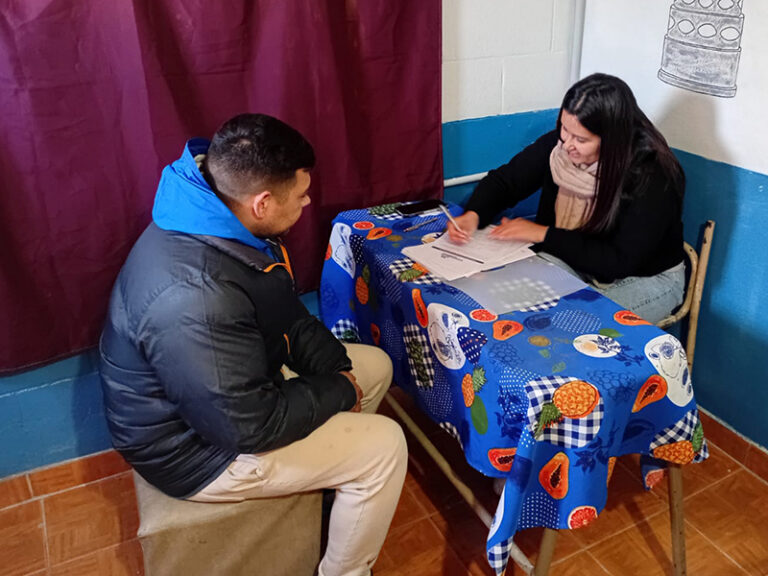 Delegadas de Inclusión Social realizaron jornadas de diagnóstico y orientación en la Unidad 31