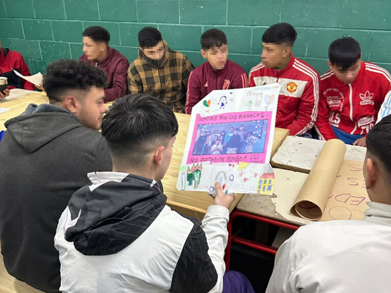 Jóvenes de la Unidad 54 recibieron la devolución del proyecto lúdico “SOMOS UNO”