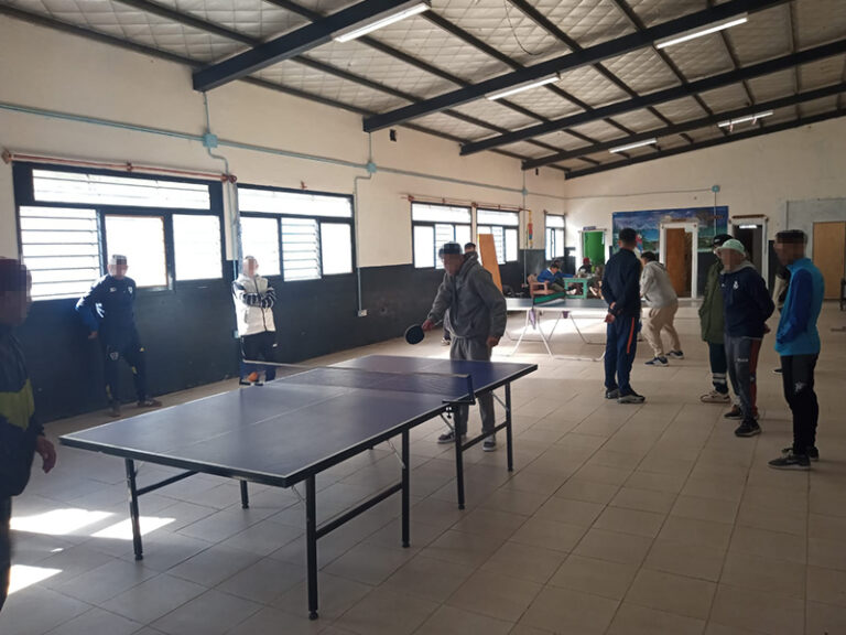 Deporte e integración: se realizó un torneo de ping pong en la Unidad 31