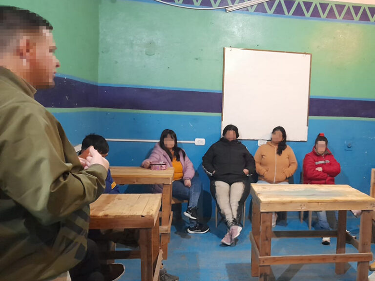 En la Unidad 5 comenzó un curso de Carpintería con fines solidarios