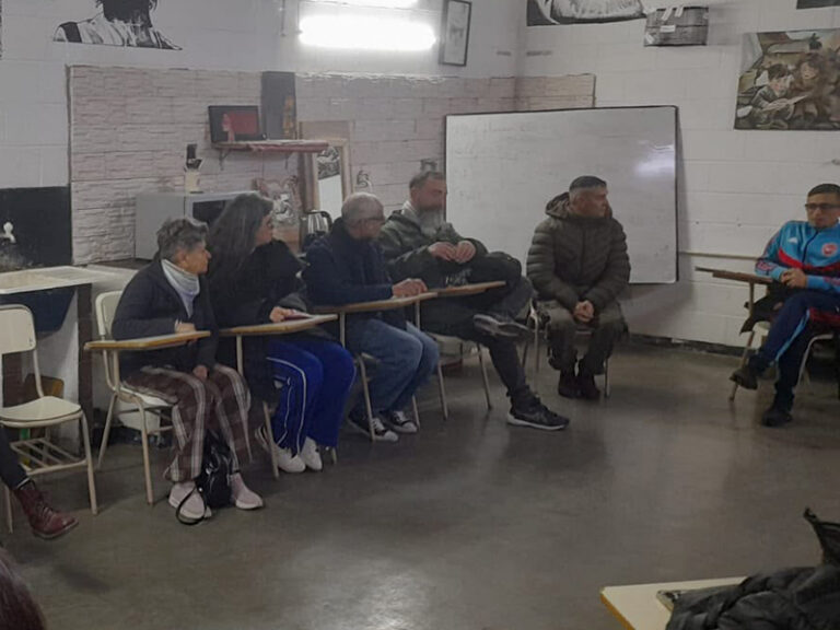 Muestra de arte en el Centro Universitario San Martín de la Unidad 48