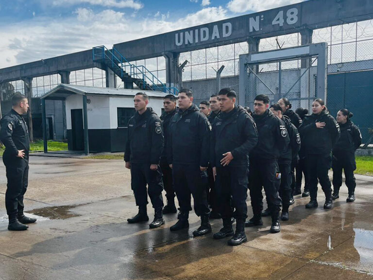 Cadetes penitenciarios realizaron una recorrida formativa por la Unidad 48