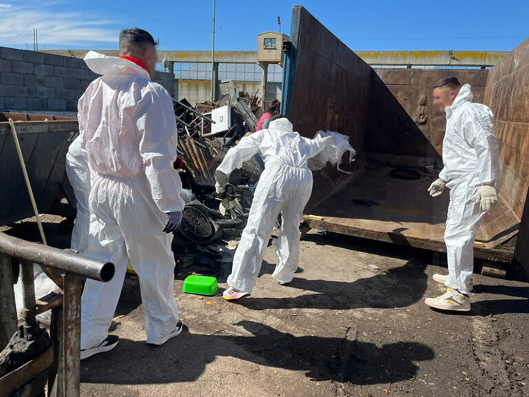 En la Unidad 48 San Martín se puso en marcha un proyecto integral de reciclaje y compostaje