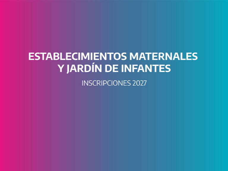 Abrió la inscripción para el Ciclo Lectivo 2027 en los jardines maternales del SPB
