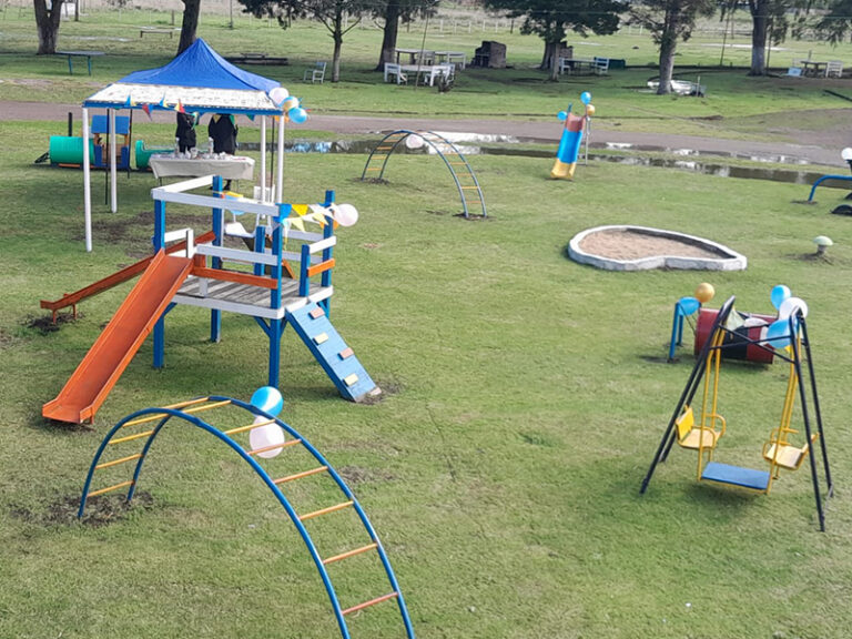Para fortalecer vínculos familiares: Una cárcel de Sierra Chica inauguró una plaza infantil