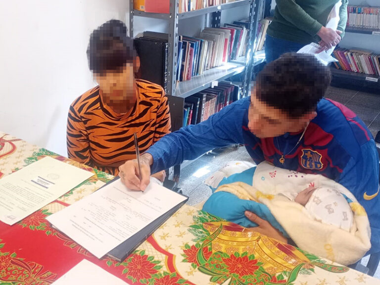 Reconocimiento paterno-filial en la Unidad 57 de Campana